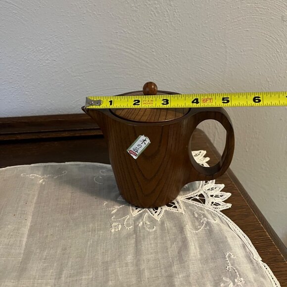 Japanese Kyusu Wooden Teapot - Picture 3 of 6